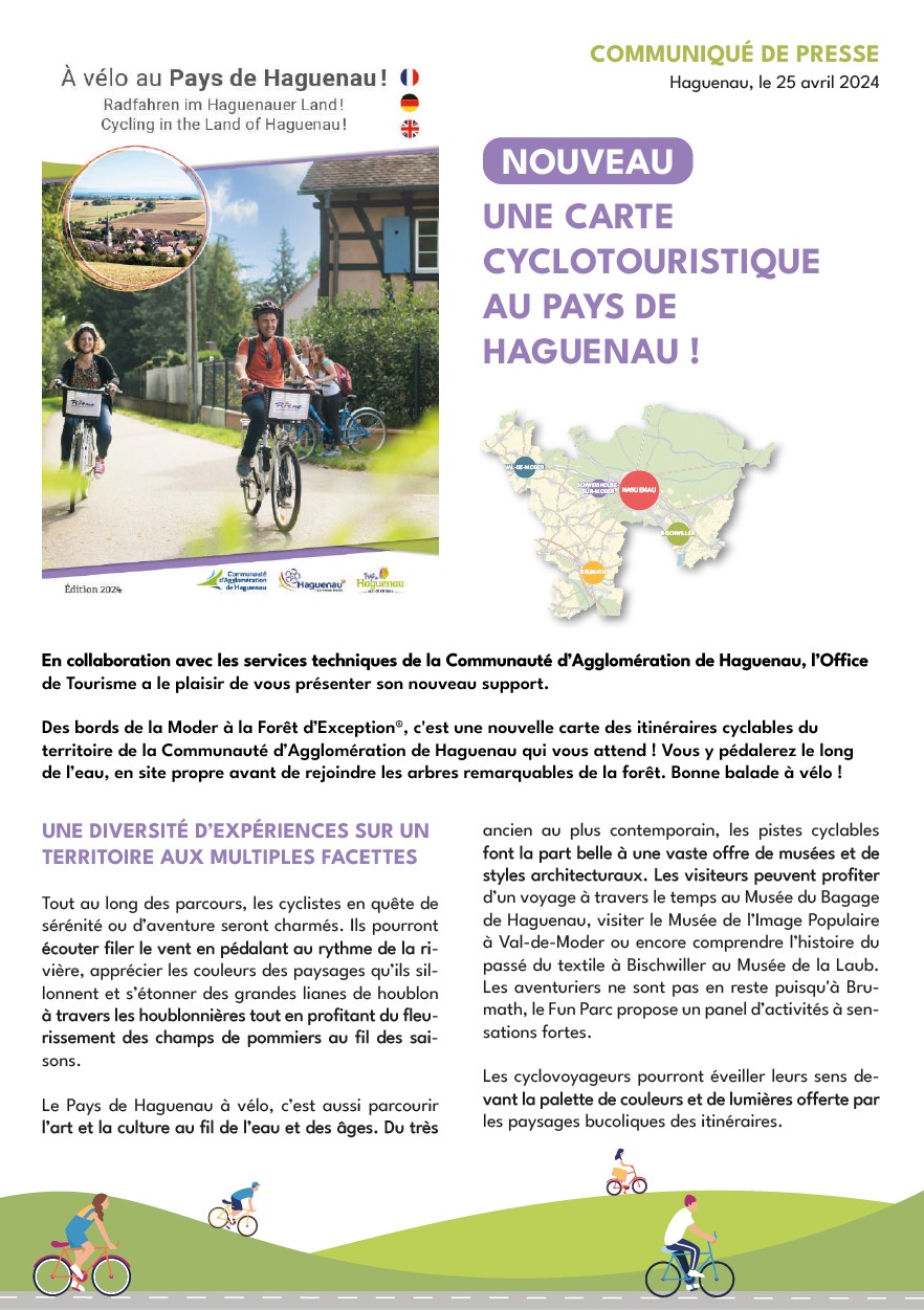 À vélo au Pays de Haguenau !